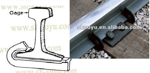 Đen 60Si2Mn Thép Rail Anchors / Phần Bar nhiệt - điều trị cho đường sắt